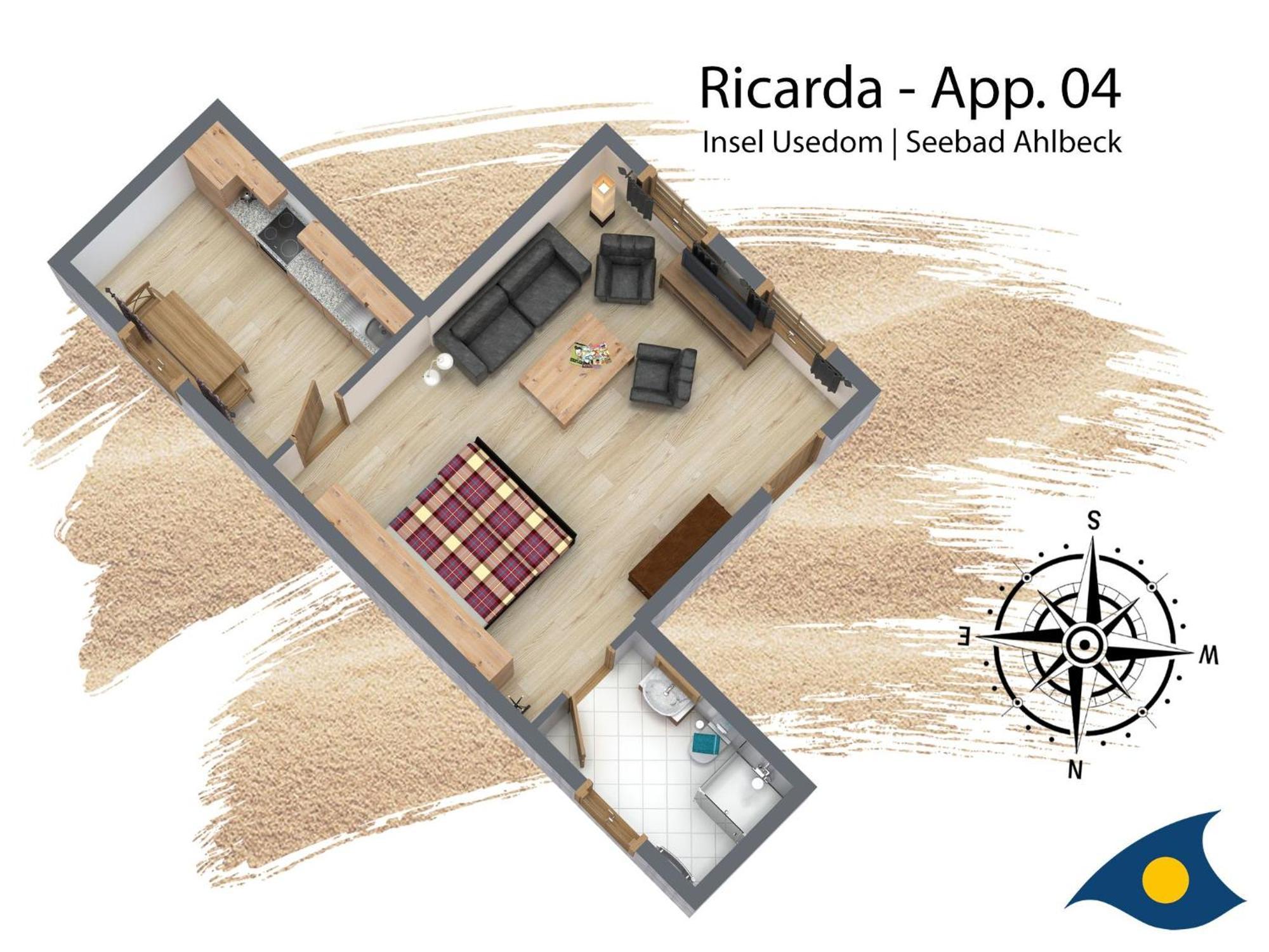 Villa Ricarda Whg 04 Херингсдорф Экстерьер фото